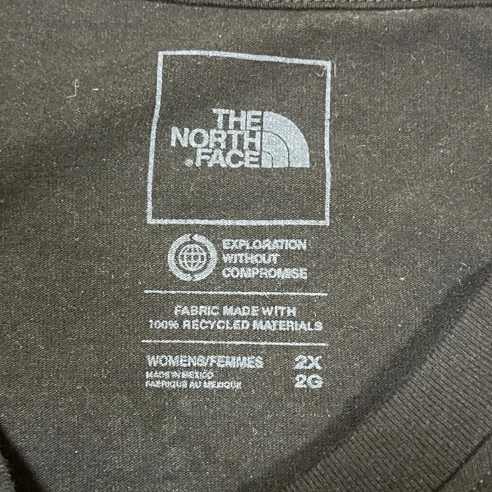 The North Face International Womens Day Floral Graphic T-Shirt Black 2X Outdoor - Picture 5 of 6